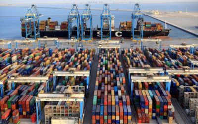 Khalifa port container terminal stays Bromma